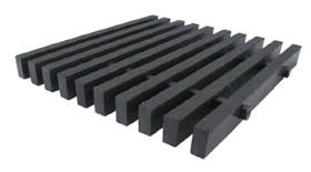 One and One Half Inch Deep Fifty Percent Open Heavy Duty Pultruded Grating