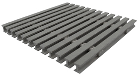 One Inch Deep Forty Percent Open I Bar Industrial Pultruded Grating