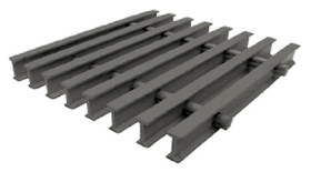 1 1/2&quot; Deep 60% Open Dark Gray Pultruded FRP Grating