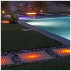 Lake Las Vegas Clear Grating Pool Walkway Tiles