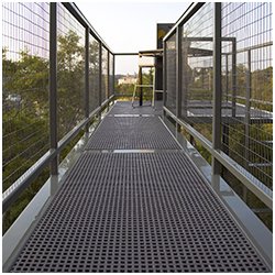 Fiberglass Grating Patio Walkway in Austin Texas