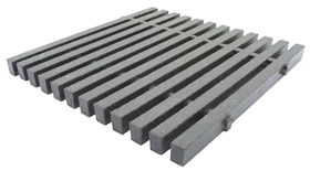 One Inch Deep Forty Percent Open Heavy Duty Pultruded Grating