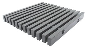 One and One Half Inch Deep Forty Percent Open Heavy Duty Pultruded Grating