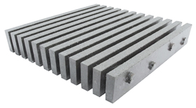 Two and One Half Inch Deep Forty Percent Open Heavy Duty Pultruded FRP Grating