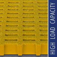 High Load Capacity FRP Molded Grating