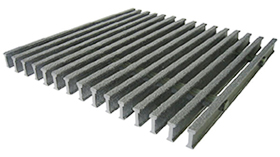 One Inch Deep Sixty Percent Open I Bar Pedestrian Pultruded Grating