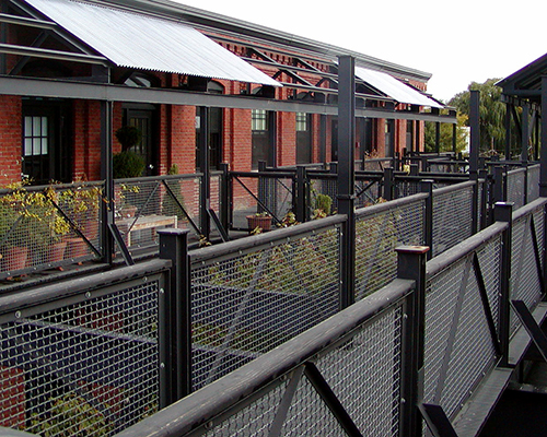 Davis Square Lofts Fiberglass Walkway