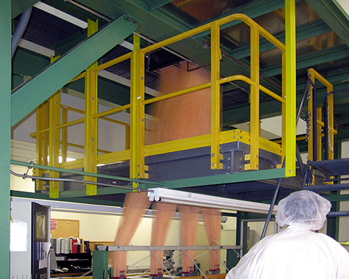Boston Scientific Weaving Room Fiberglass Platform