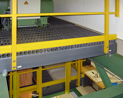 Boston Scientific Weaving Room Pultruded Grating Platform